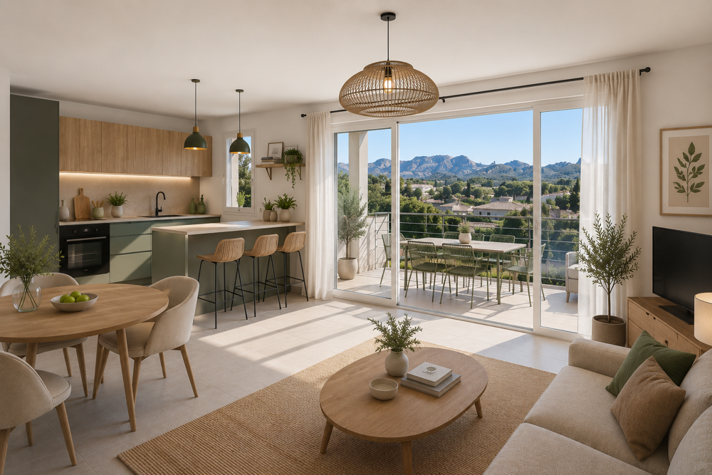 Vente Appartement L'art de vivre dans les Alpilles : Appartement 3P avec terrasse à Saint-Rémy-de-Provence St remy de provence