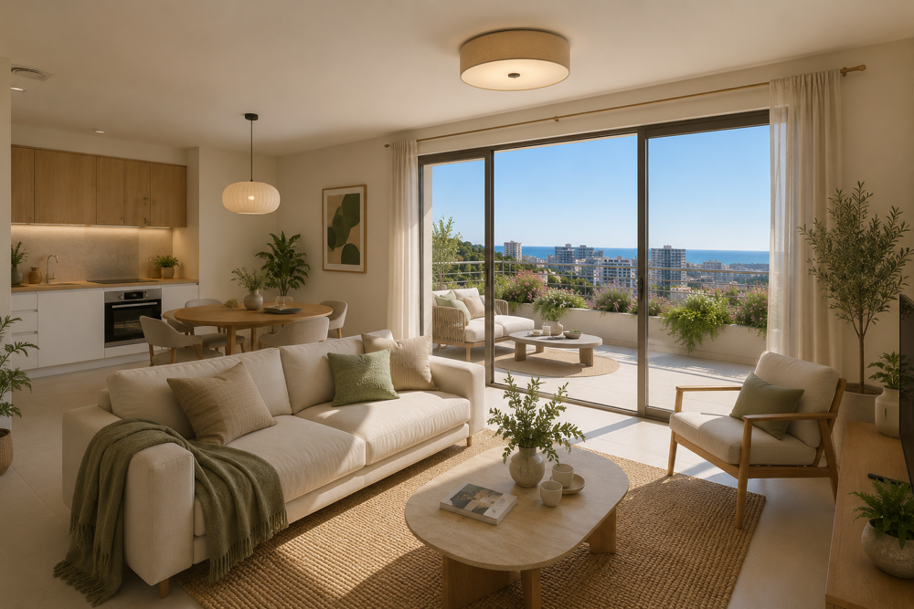 Vente Appartement NICE OUEST : RARE TOIT TERRASSES T4 DE 80 M² AVEC 60M² DE TERRASSE VUE DEGAGEE Nice