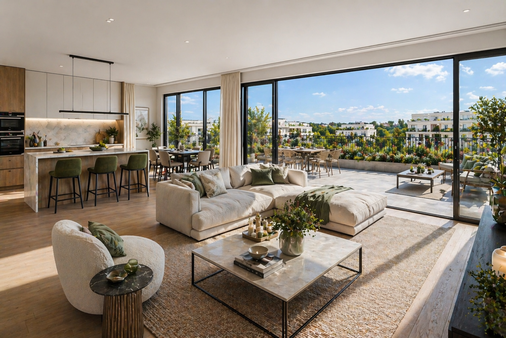 Vente Appartement CHESSY – SECTEUR RECHERCHÉ RUE D'ARIANNE – SUPERBE 4 PIÈCES AVEC TERRASSE EXPOSÉE SUD Chessy