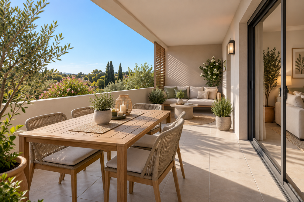 APPARTEMENT 2 PIECES DE 45m² AVEC GRANDE TERRASSE - ZONE DU PESQUIER