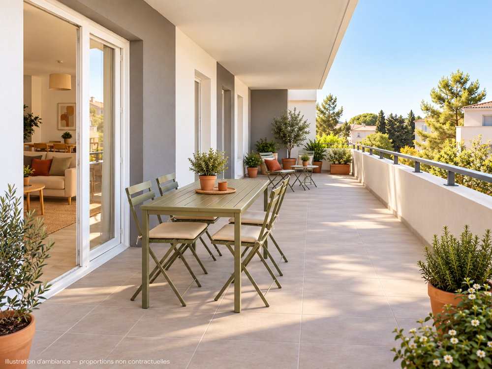 Vente Appartement GRAND APPARTEMENT FAMILIAL AVEC TERRASSE GÉNÉREUSE Lunel