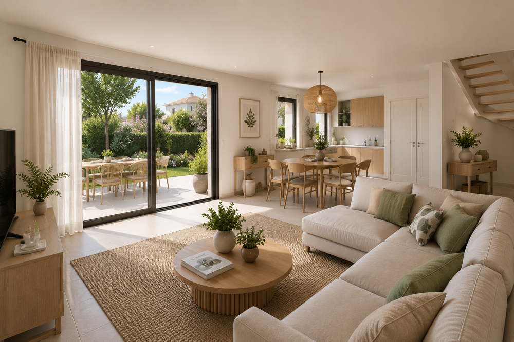 MILLENAIRE ! Super appartement en DUPLEX 4 PIECES - 75 M² de Terrasse + jardin