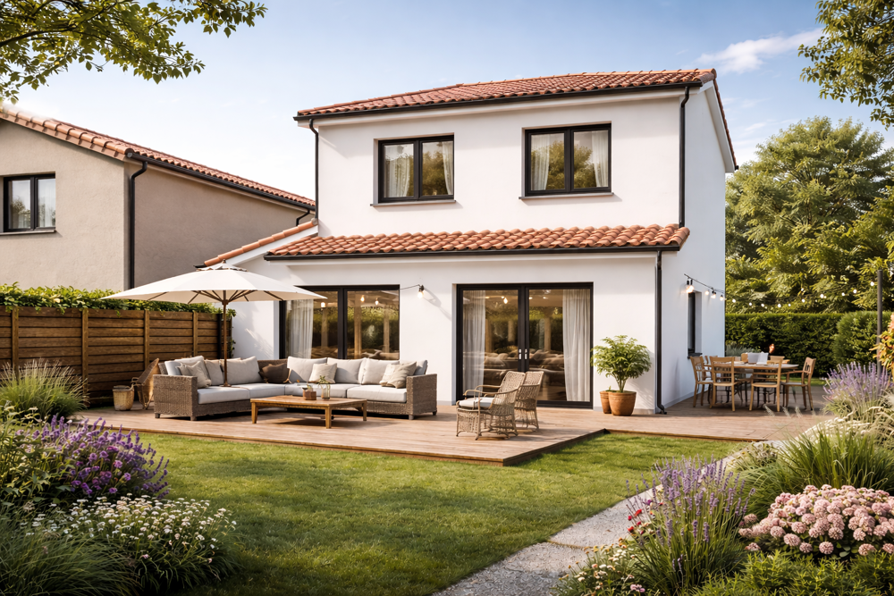 Vente Maison DISPONIBLE IMMEDIATEMENT MAISON NEUVE TRAVERSANTE AVEC JARDIN ET PARKING SUR LA GARDE-FREINET La garde freinet