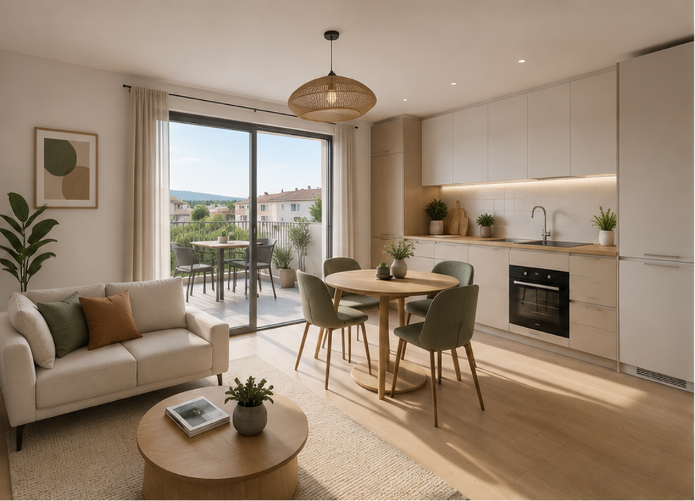 Vente Appartement BRIGNOLES CENTRE – BEAU T2 AVEC TERRASSE & 2 STATIONNEMENTS Brignoles