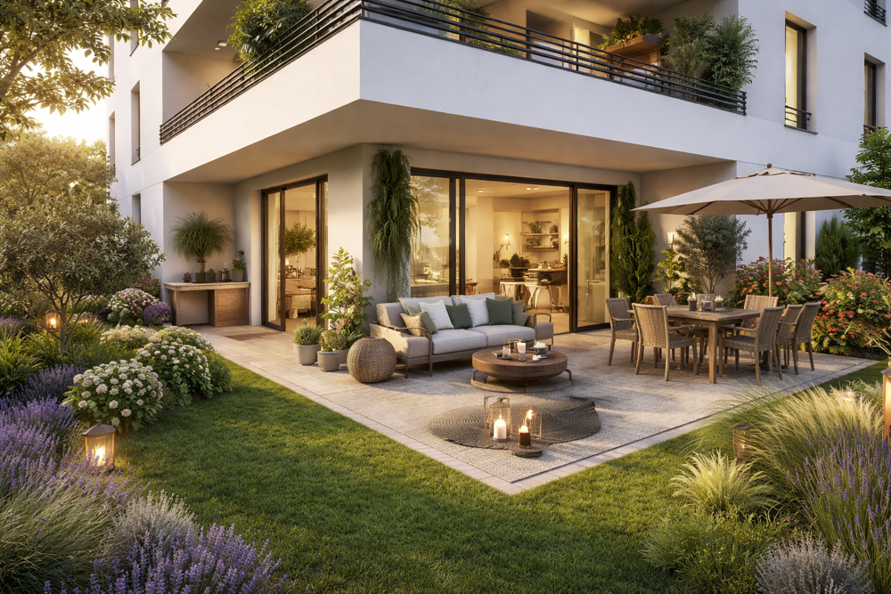 Vente Appartement INCROYABLE JARDIN DE 155 M² POUR CE SUPERBE T4 DE 80 M² A SANARY SUR MER Sanary sur mer