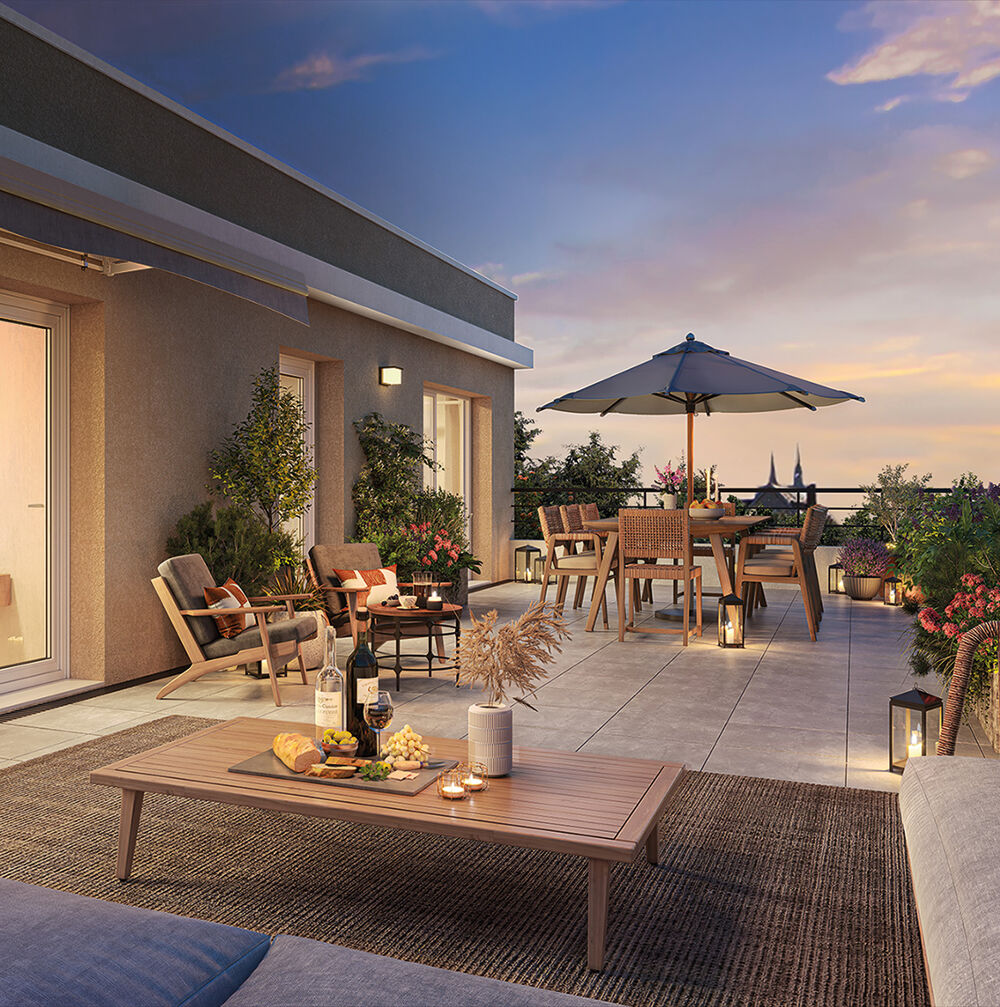 BIEN D'EXCEPTION A ESCHAU: T5 EN ATTIQUE AVEC SUITE PARENTALE & GRANDE TERRASSE