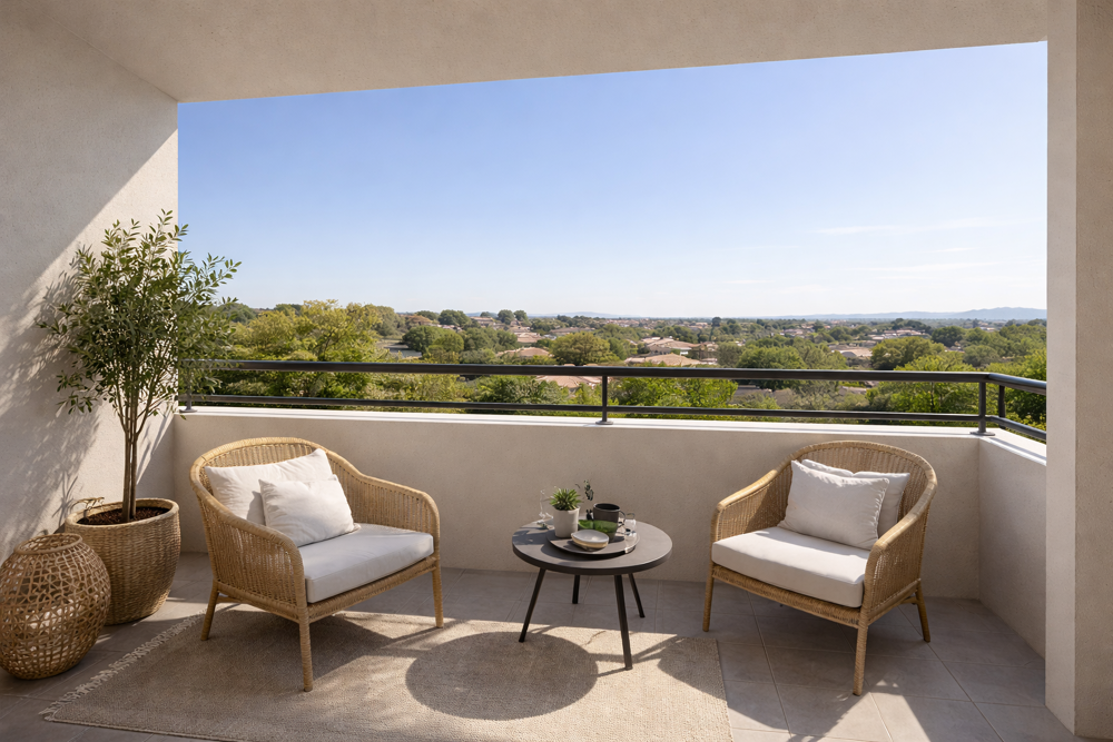 Vente Appartement MAGNIFIQUE T2 - AVEC VUE DEGAGEE A COUTERON Aix en provence