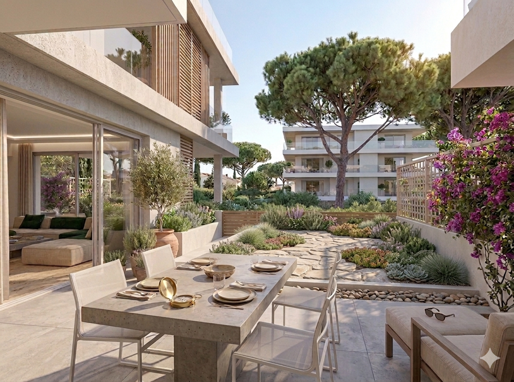 Vente Appartement CHALEUREUX 2 PIECES DE 50M² AVEC TERRASSE DE 15M² DANS UN ENVIRONNEMENT PRIVILEGIE Cannes