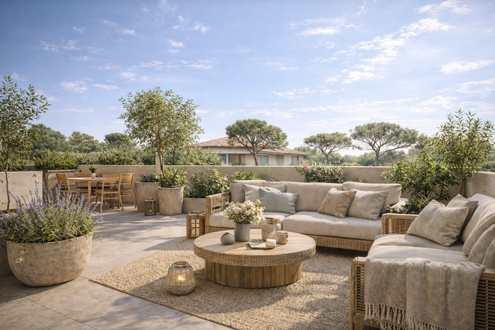 Vente Appartement DERNIER ETAGE 4P DE 100M² AVEC UNE GRANDE TERRASSE DE 17M² ET PARKINGS Salon de provence