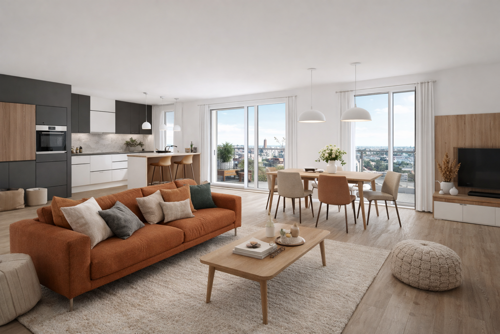 UNE BELLE TERRASSE POUR PROFITER DES BEAUX JOURS  TYPE 3 CONFORTABLE ET BIEN AGENCÉ