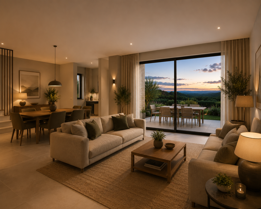 MAGNIFIQUE VILLA DE 5 PIECES DE 120M² AVEC JARDIN AU CALME ABSOLU AVEC VUE DEGAGEE - PISCINE
