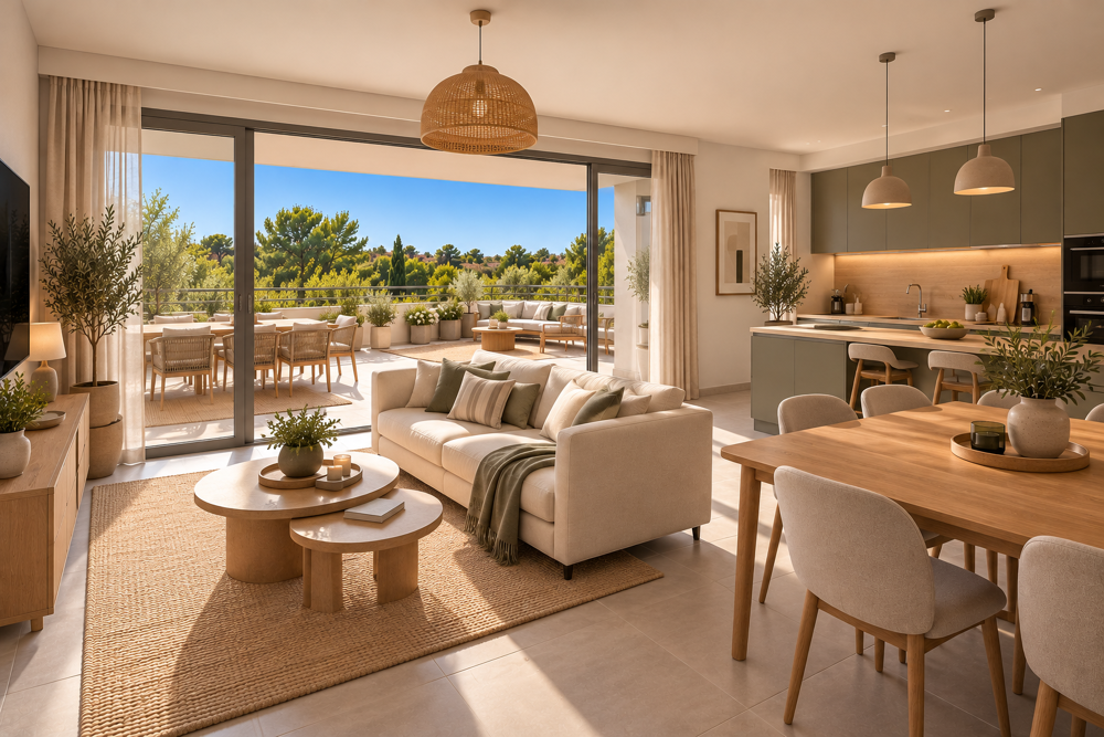 Vente Appartement Dernier étage avec grande terrasse – T3 neuf à Aix-en-Provence Célony Aix en provence
