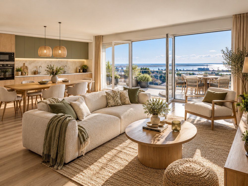 SAINT-NAZAIRE  T5 AVEC GRANDE TERRASSE PLEIN SUD