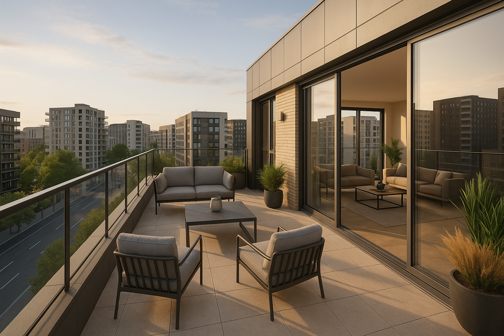 Vente Appartement -- INCROYABLE 5 PIECES NEUF 90 M² + TERRASSE 45 M² AU PIED DU RER A ! Boissy st leger