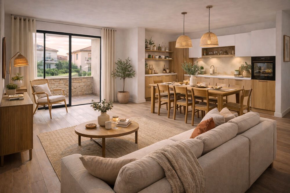 Vente Appartement A 15 MIN DU CENTRE VILLE AIXOIS - 3P DE 70M² AVEC EXTERIEUR DE 12M² Aix en provence