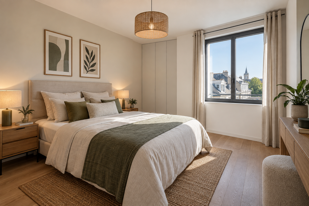 Vente Appartement *T3 DE 64 M² AU 3E ÉTAGE AVEC BALCON SUD DE 15 M² ET PARKING Vannes
