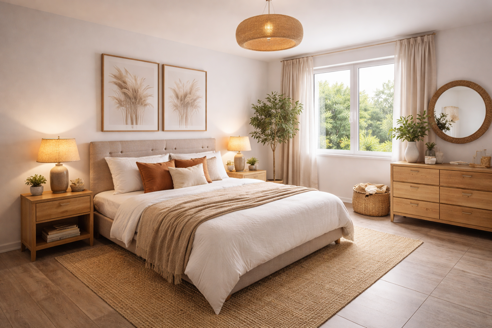 MAGNIFIQUE REZ-DE-JARDIN AVEC VUE COLLINE POUR CE SUPERBE T4 TRAVERSANT DE 86 M²