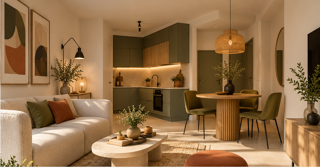 Vente Appartement ROGNES PROCHE CENTRE VILLE - 2P DE 45M² EN REZ-DE-JARDIN Rognes