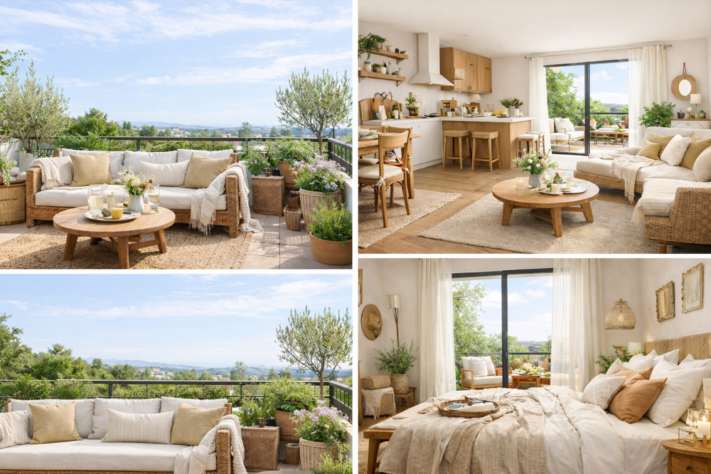 Volumes et luminosité! 4 PIECES avec grand cellier et terrasse