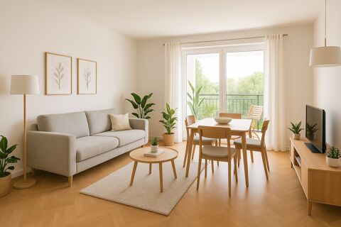   MAGNIFIQUE 2 PIECES NEUF 40 M� + BALCON 15 M� EXPO OUEST ! Appartement - 2 pi�ce(s)