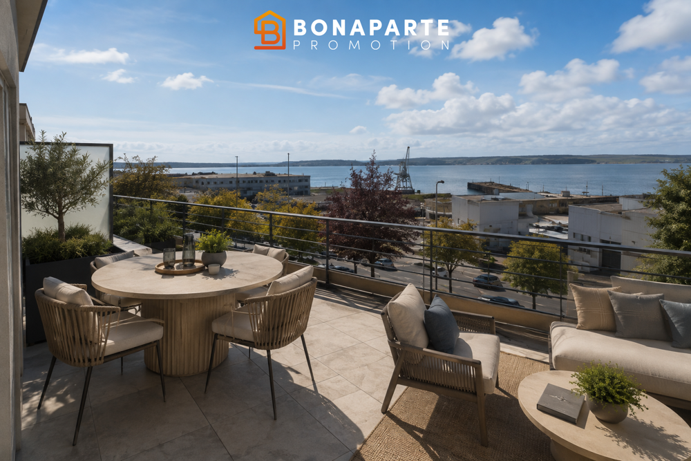 Vente Appartement LIVRAISON IMMEDIATE - T2 TERRASSE ET VUE MER Brest
