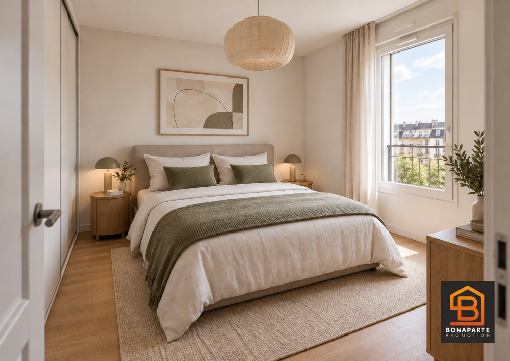 Vente Appartement LIVRE- CENTRE-VILLE – 2 PIÈCES DERNIER ETAGE  NEUF AVEC GRANDE TERRASSE 10M² - Bezons