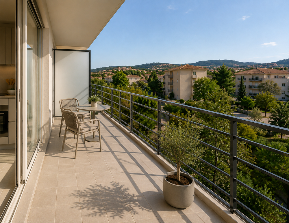 Vente Appartement - LE MUY – MAGNIFIQUE APPARTEMENT T2 AVEC TERRASSE A 500M DU CENTRE VILLE Le muy