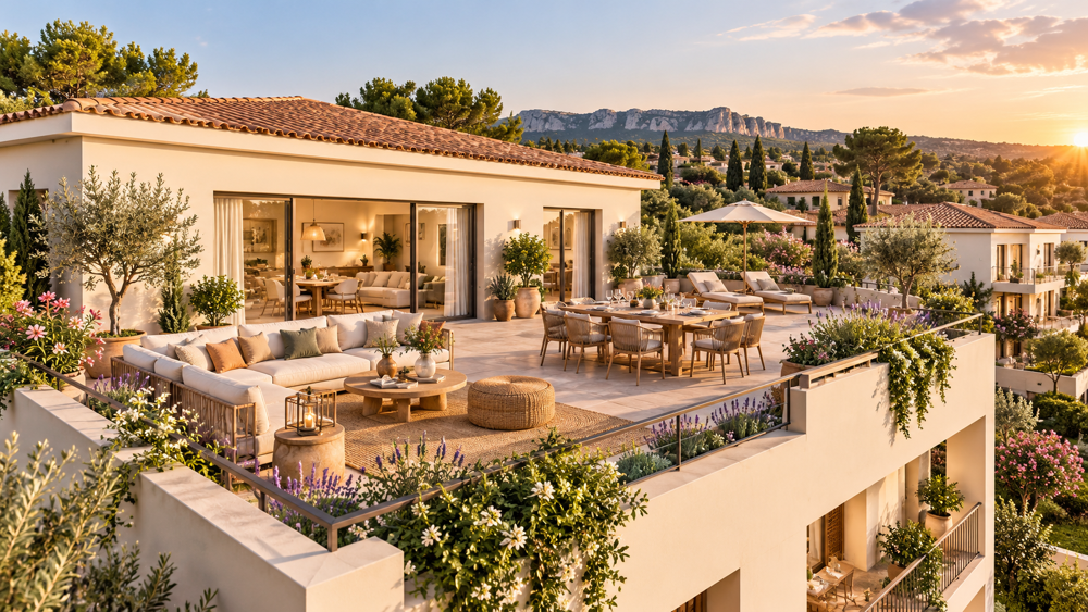 Vente Appartement ROQUEFORT LA BÉDOULE - MAGNIFIQUE TERRASSE POUR CE T4 - AVANT PREMIÈRE Roquefort la bedoule