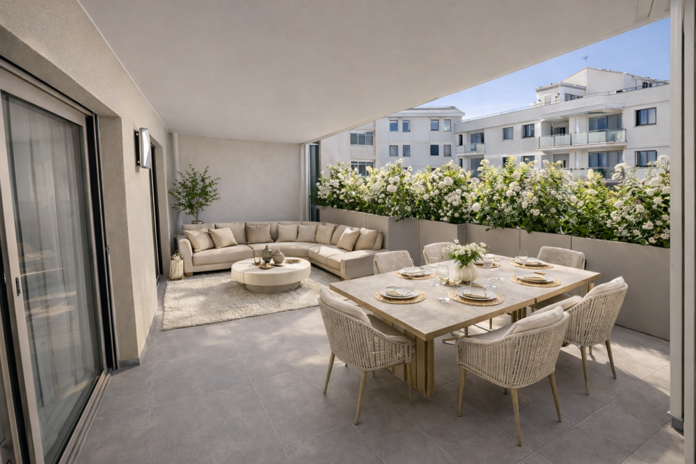 Vente Appartement RETOUR à la VENTE ! NEUF et LIVRé ! Grand T4 avec 15 m2 de TERRASSE proche MONTCHAT et TRAMWAYS ! Villeurbanne