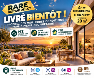  Appartement à vendre 3 pièces 