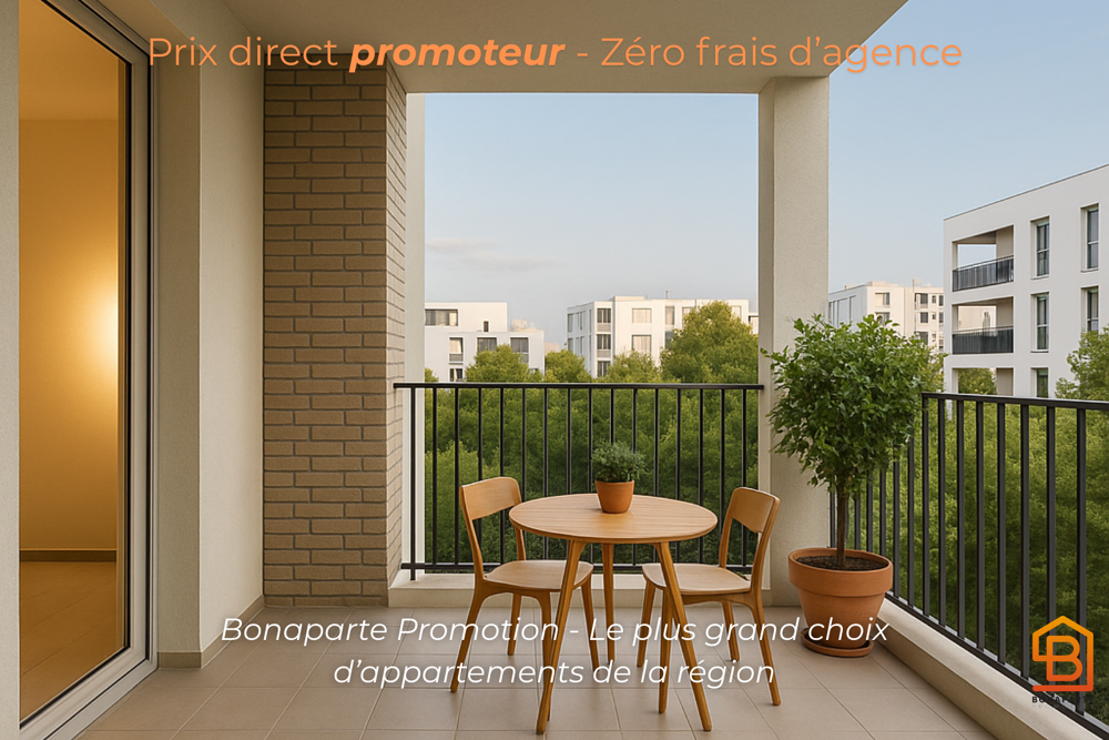 Vente Appartement SECTEUR PAVILLONAIRE IDEAL PRIMO ACCEDANT T2 -T3 ET T4 EN TVA REDUITE Toulouse