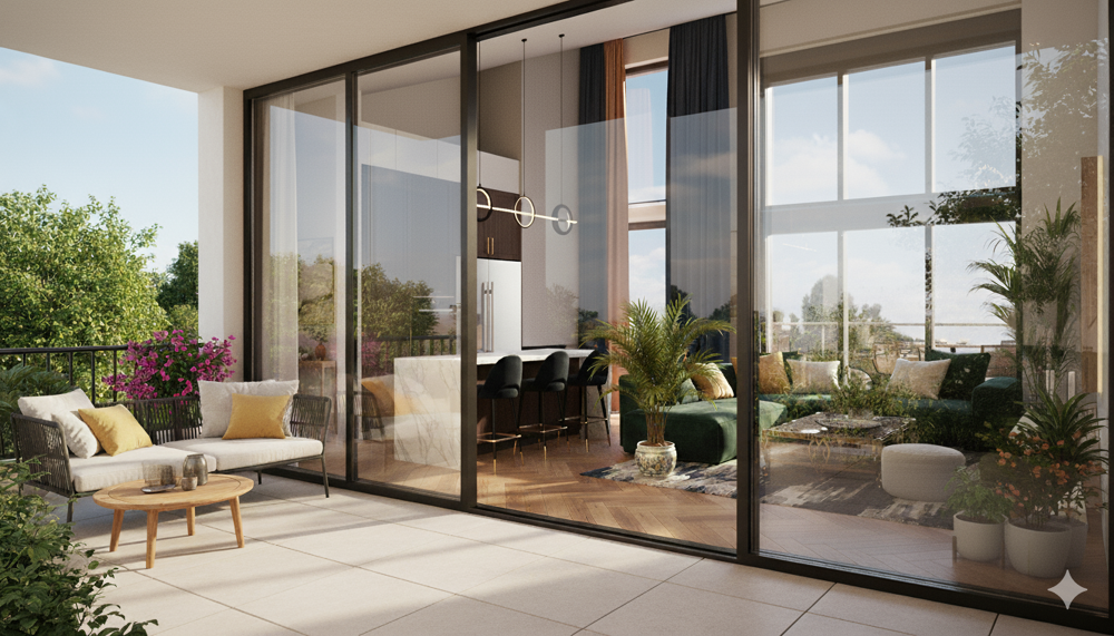 SPLENDIDE T3 EN DERNIER ETAGE SEJOUR CATHEDRALE AVEC TERRASSE AU SUD-2 PARKINGS INCLUS
