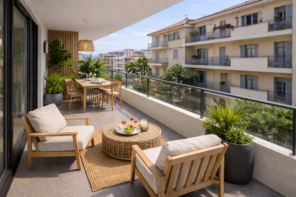 -* SUPERBE T3 AVEC TERRASSE - A DEUX PAS DE LA MER