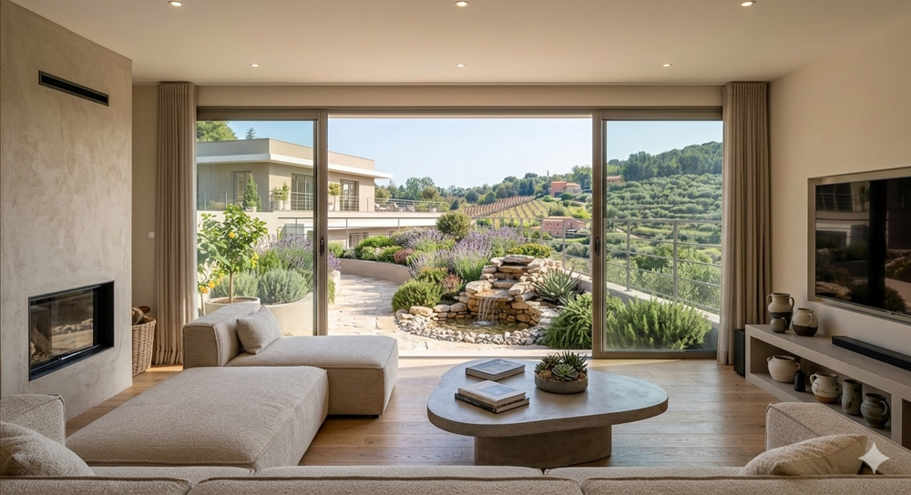 LIVRAISON IMMINENTE 3 PIECES PLEIN OUEST AVEC TERRASSE VUE SUR LES OLIVIERS - AU CALME