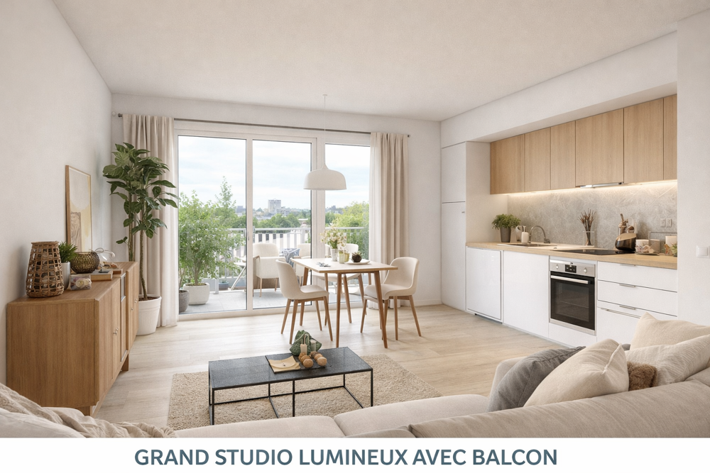 Vente Appartement STUDIO 33 m² + BALCON  FRAIS DE NOTAIRE OFFERT– SAINT-CYR-L'ÉCOLE St cyr l ecole