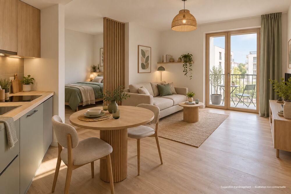 Vente Appartement superbe T1 NEUF centre ville à 5 min en metro ! Rennes