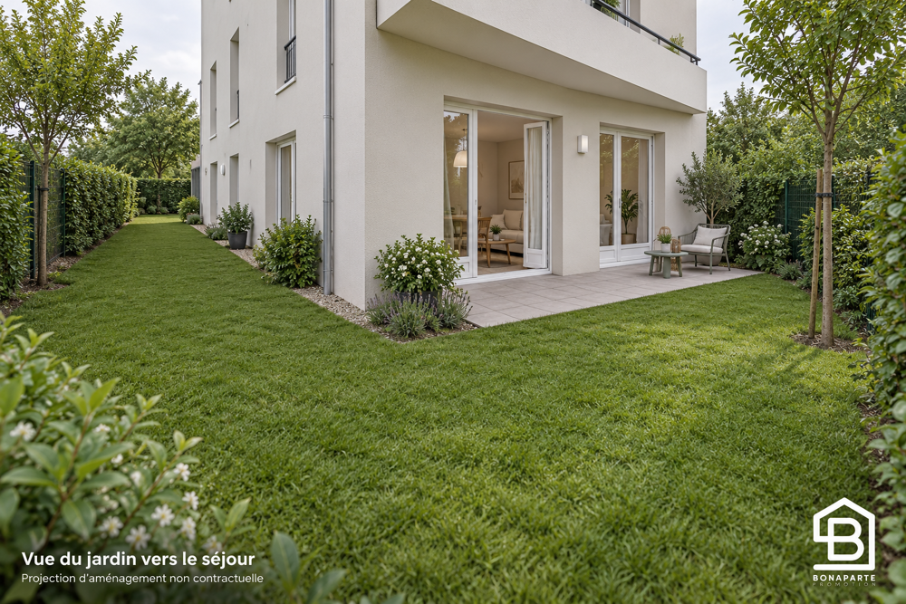 Vente Appartement Appartement neuf 3 pièces avec jardin de 118m² et deux parking livré Pontoise