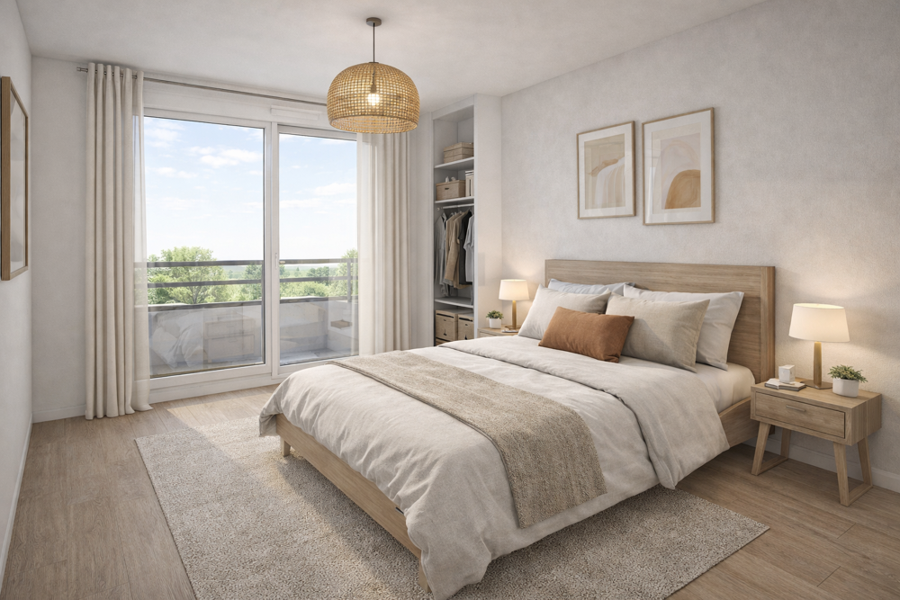 Vente Appartement 3 PIÈCES 65 m² + BALCON + 2 PARKINGS – SAINT-CYR-L'ÉCOLE – 1T2028 St cyr l ecole