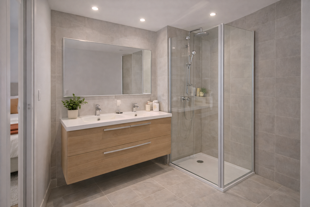 EFFET T2  STUDIO AVEC COIN NUIT DE 39m²  TERRASSE & JARDIN DE 26m² + PARKING