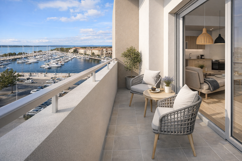 Appartement T2 au 3eme etage sur 4 avec terrasse