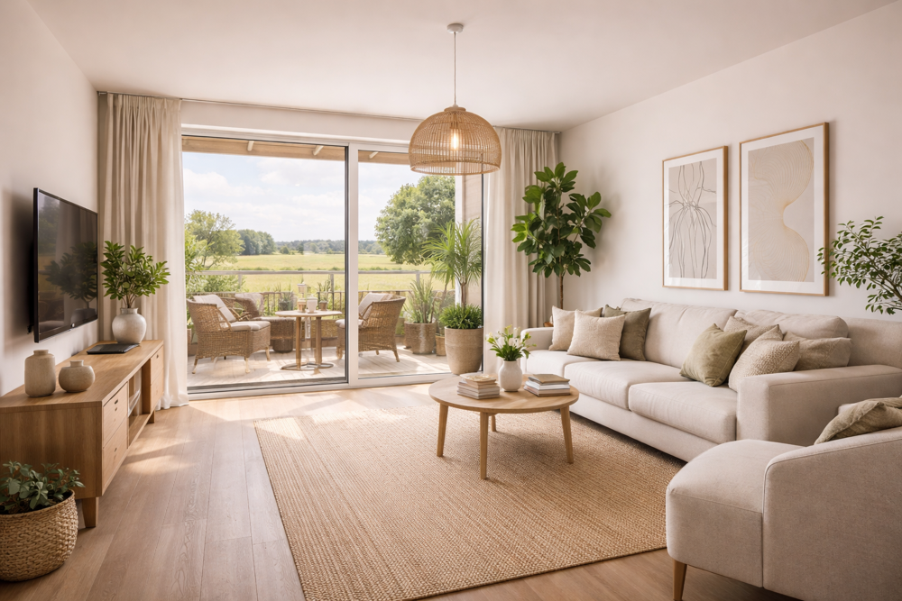 BISCHWILLER : APPARTEMENT 2 PIECES NEUF , LE MOINS CHER DU MARCHE ! IMBATTABLE !
