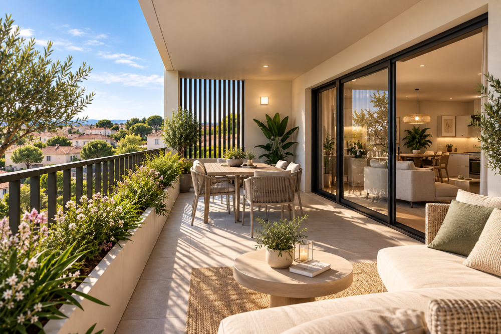 Vente Appartement MÈZE – BEAU 3 PIECES NEUF - PROCHE DU CENTRE - RESIDENCE INTIMISTE Mèze
