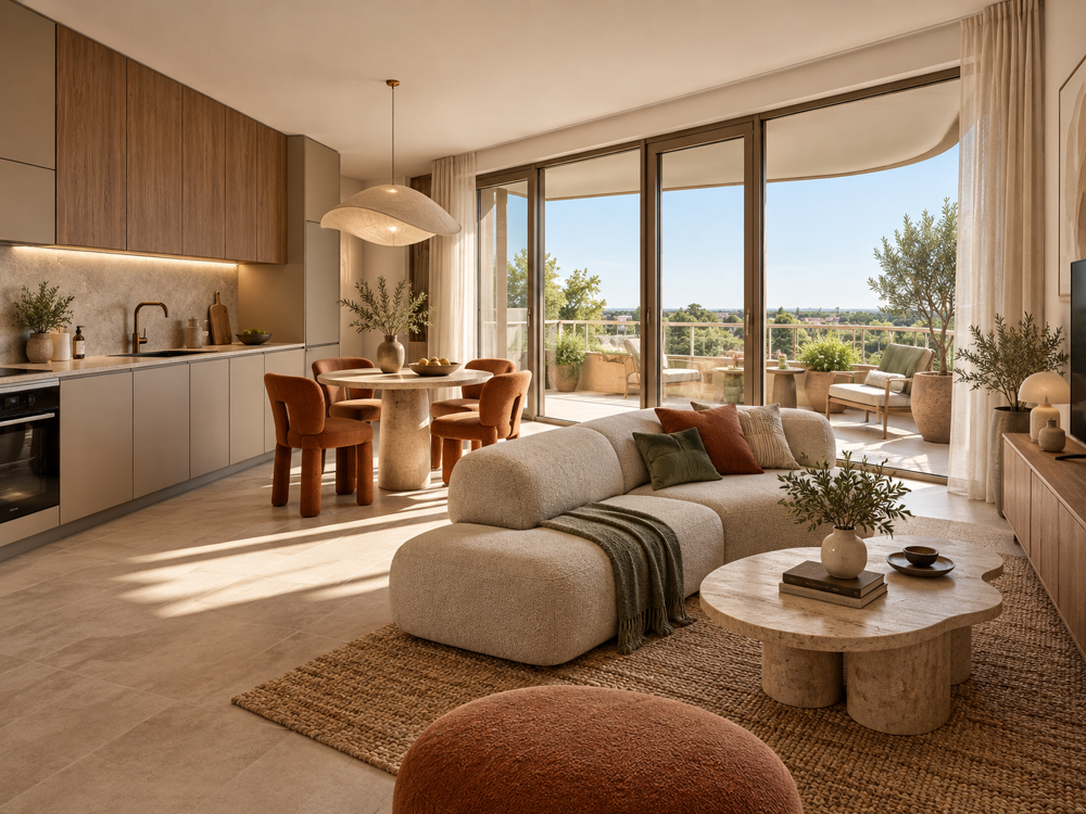 Vente Appartement T3 neuf - a moins de 3 minutes a pied du grand centre commercial d'Angers Angers