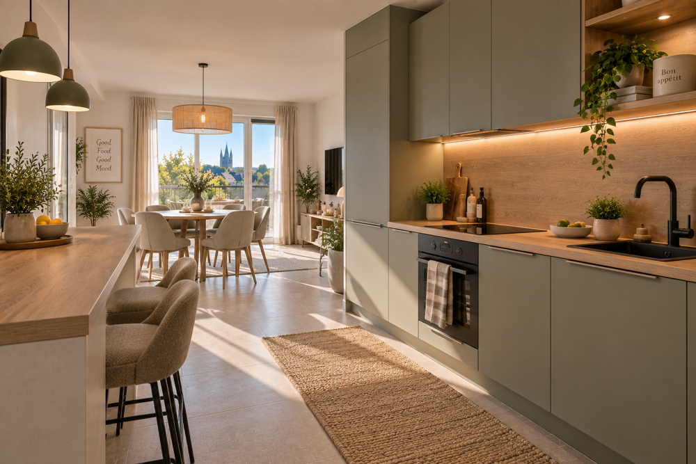 Vente Appartement T3 avec terrasse au 6e étage - Résidence Urban Lodges Tours Tours