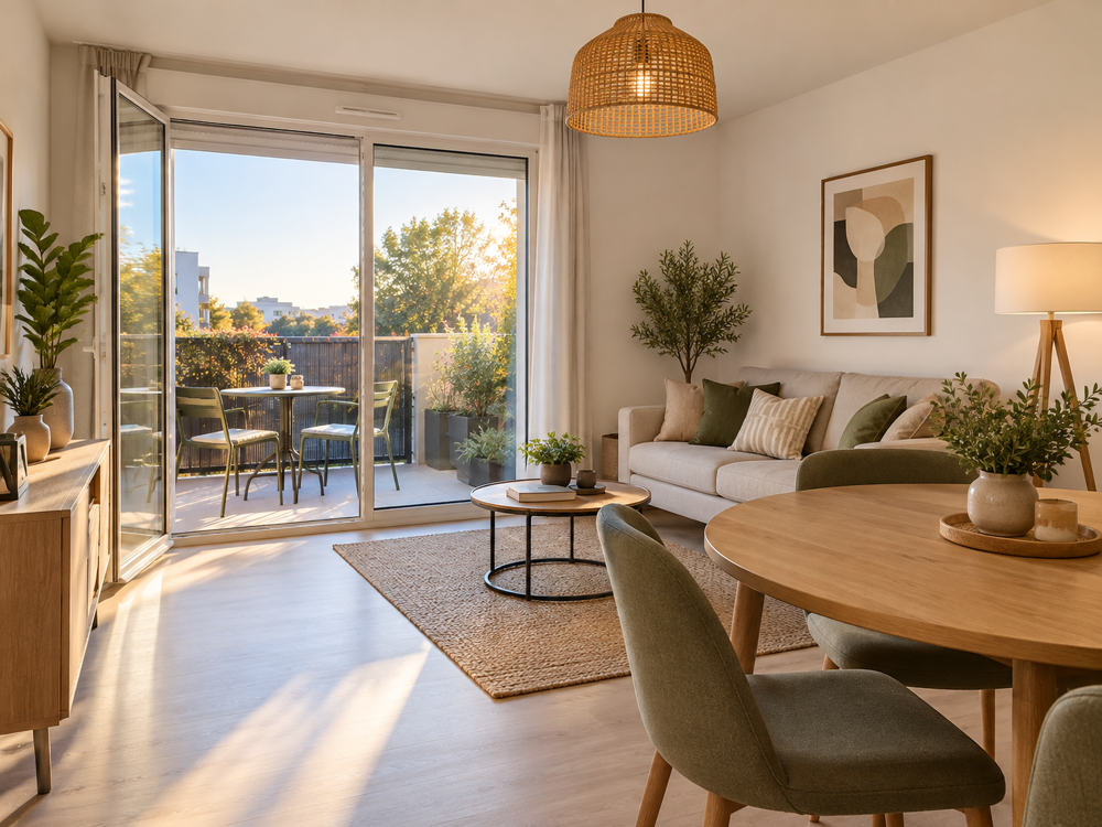 Vente Appartement T2 DE 41 M² EN REZ-DE-CHAUSSÉE AVEC TERRASSE OUEST DE 5 M² ET PARKING Plescop
