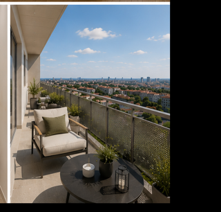 Vente Appartement T3 MONTPLAISIR 10EME ETAGE BALCONS SUD/EST Lyon 8