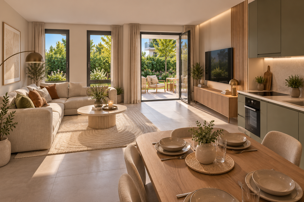 Vente Appartement AUX PORTES DE STRASBOURG – T3 NEUF AVEC BALCON, JARDIN ET GARE À PIED Bischheim