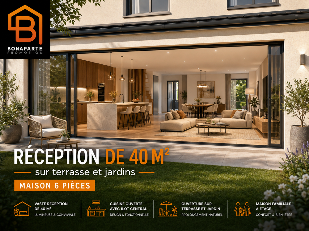 Votre prochain voisin du dessus ? Le ciel! Maison neuve 6 pièces rare, livraison septembre 2026.