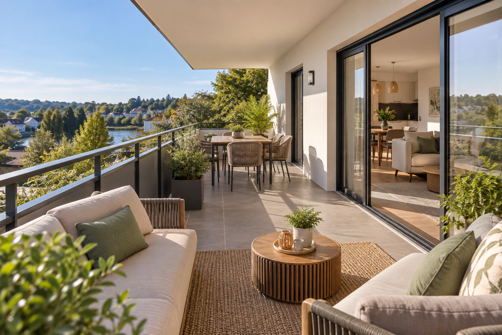 Vente Appartement T4 DE 101 M² AU 1ER ÉTAGE AVEC TERRASSE DE 24 M² ET PARKING Inzinzac-lochrist
