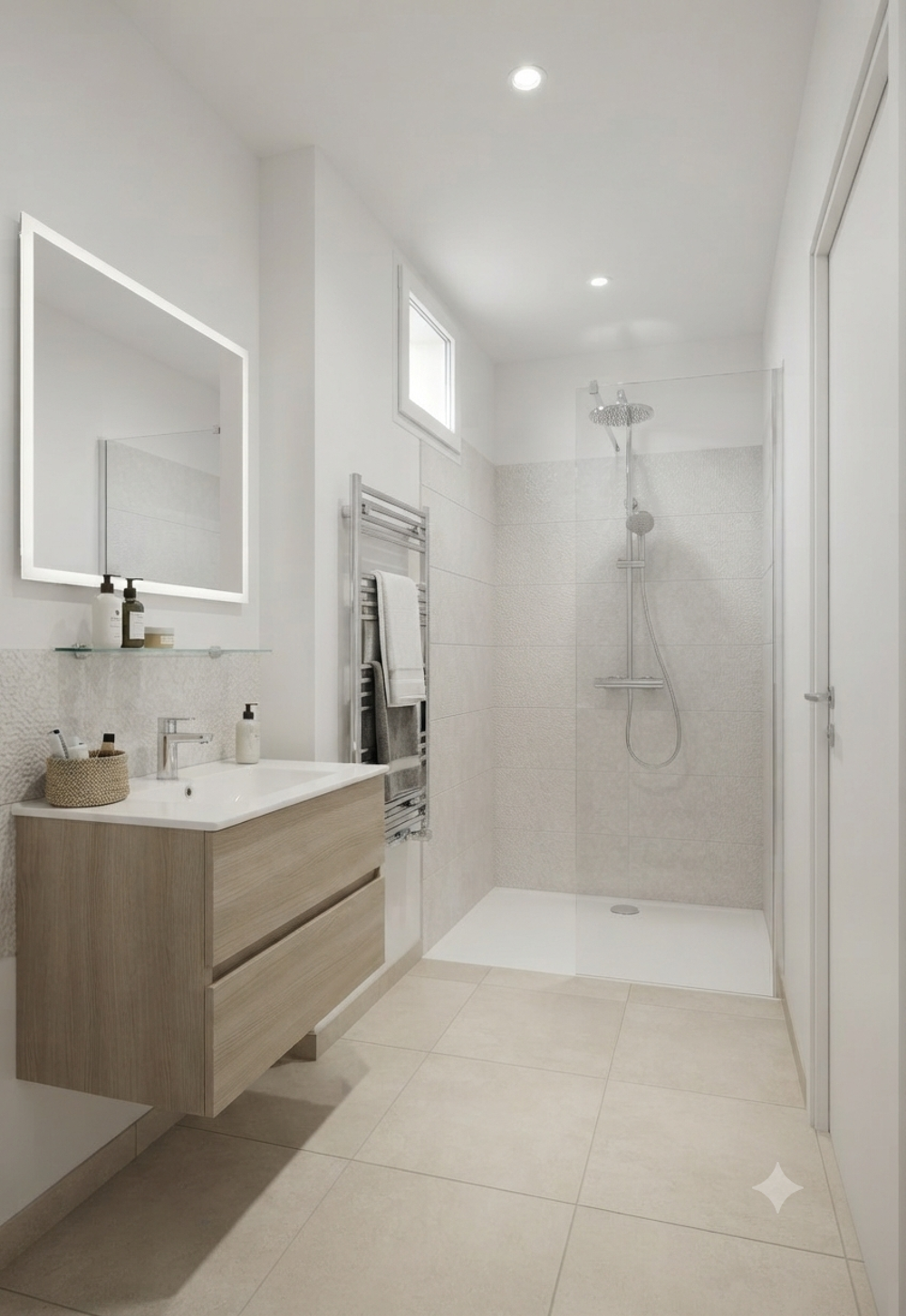 T2 lumineux neuf en étage avec terrasse à Nice à moins de 250k€  Accès tramway immédiat